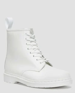 ANFIBI 1460 MONO SMOOTH BIANCO