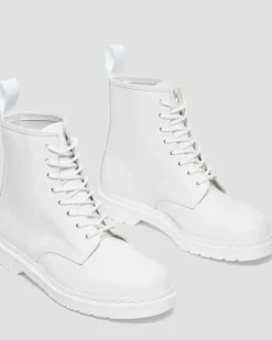 ANFIBI 1460 MONO SMOOTH BIANCO