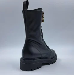 ANFIBI PELLE APPLICAZIONE STRASS