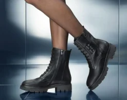 ANFIBI PELLE LOGO METALLICO