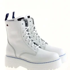 ANFIBI WHITE LEATHER AND OUTSOLE