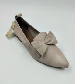 BALLERINE CON FIOCCO PELLE MORBIDA NUDE