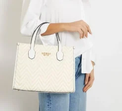 BORSE A MANO SILVANA RAFIA BIANCA