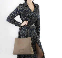 BORSE A SPALLA EFFETTO SUEDE TUPE