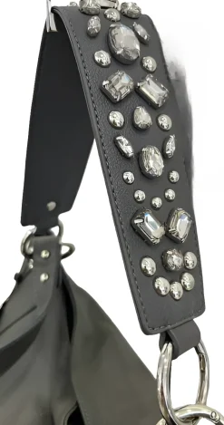 BORSE A SPALLA OBO BIG GRIGIO ARGENTO