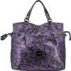 BORSE SHOPPING LEO IN PELLE VIOLA