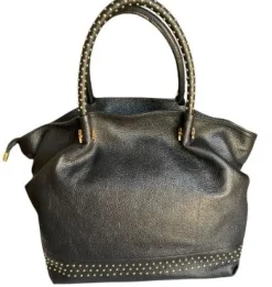 BORSE SPALLA CHIODO NERA