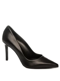 DECOLETTE VERA PELLE NERA