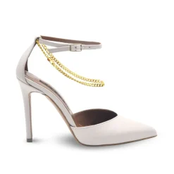 DECOLLETE' CON CATENA ALLA CAVIGLIA GHIACCIO