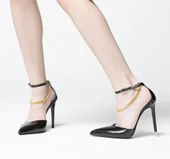 DECOLLETE' CON CATENA ALLA CAVIGLIA