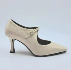 DECOLLETE FIBBIA COLLO BEIGE