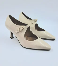 DECOLLETE FIBBIA COLLO BEIGE