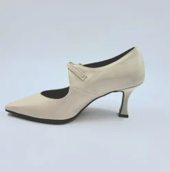 DECOLLETE FIBBIA COLLO BEIGE