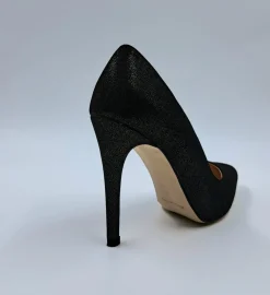 DECOLLETE TESSUTO NERO LUX