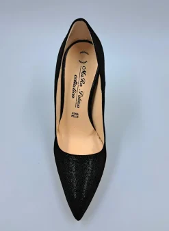 DECOLLETE TESSUTO NERO LUX