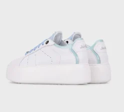 JANET&JANET SNEAKERS PELLE BIANCA