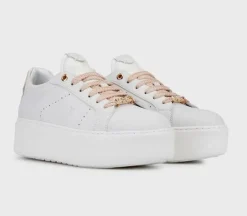 JANET&JANET SNEAKERS PELLE DETTAGLI PINK