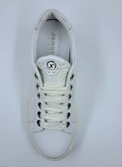 JANET&JANET SNEAKERS PELLE BIANCA