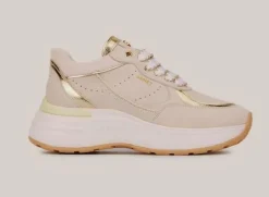 JANET&JANET SNEAKERS PELLE MORBIDA BEIGE