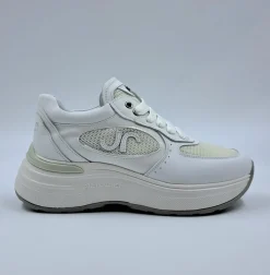 JANET&JANET SNEAKERS PELLE TESSUTO TECNICO