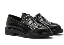 MOCASSINI BROOK FRINGE NERO