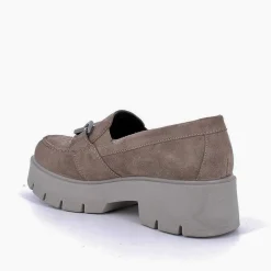 MOCASSINI CAMOSCIO APPLICAZIONE CATENA