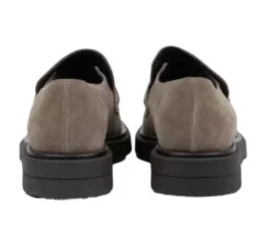 MOCASSINI CAMOSCIO BROOK CHAIN TAUPE