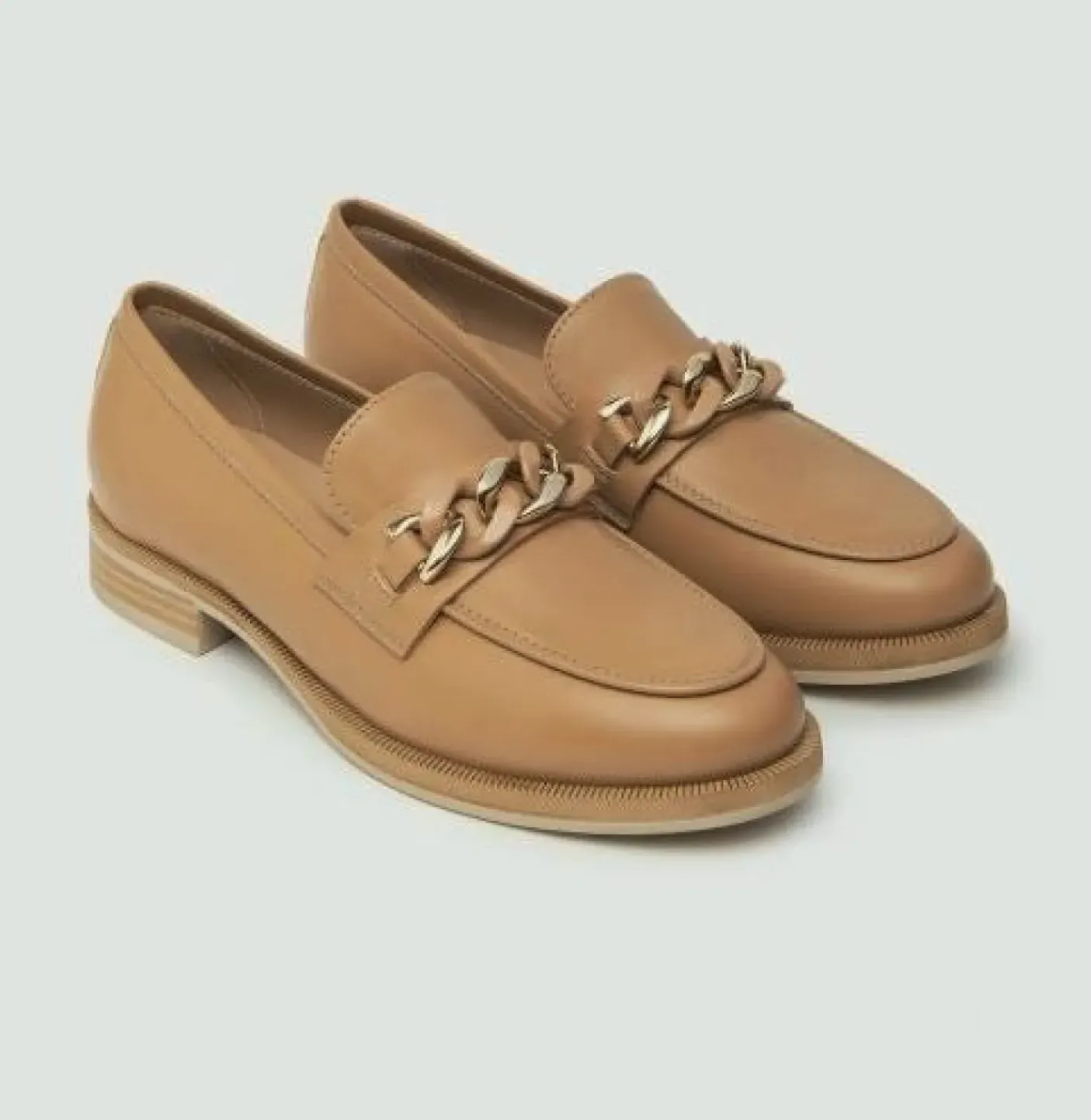 MOCASSINI CORDA CON DECORAZIONE CATENA