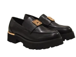 MOCASSINI DETTAGLI LOGO METALLICO