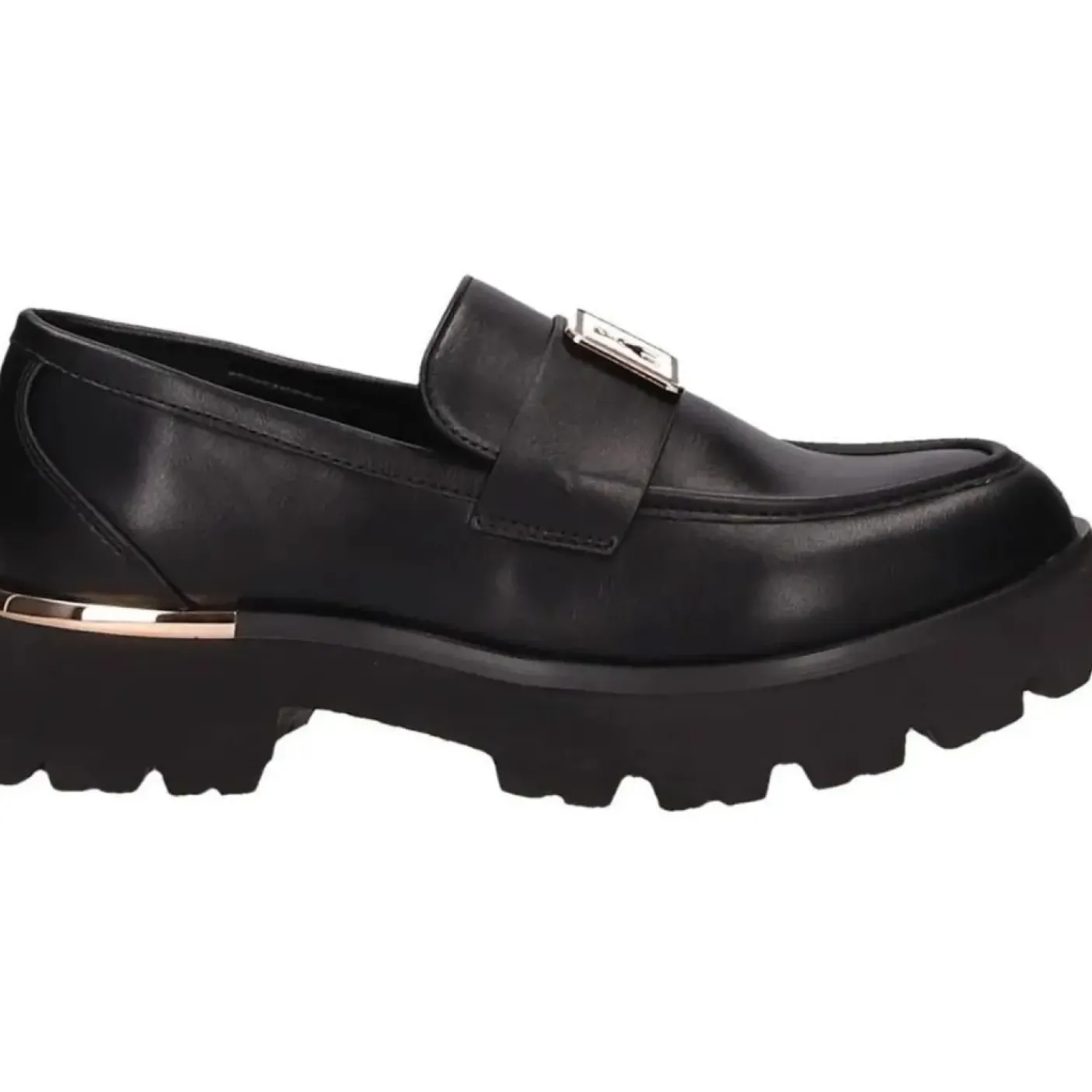 MOCASSINI DETTAGLI LOGO METALLICO