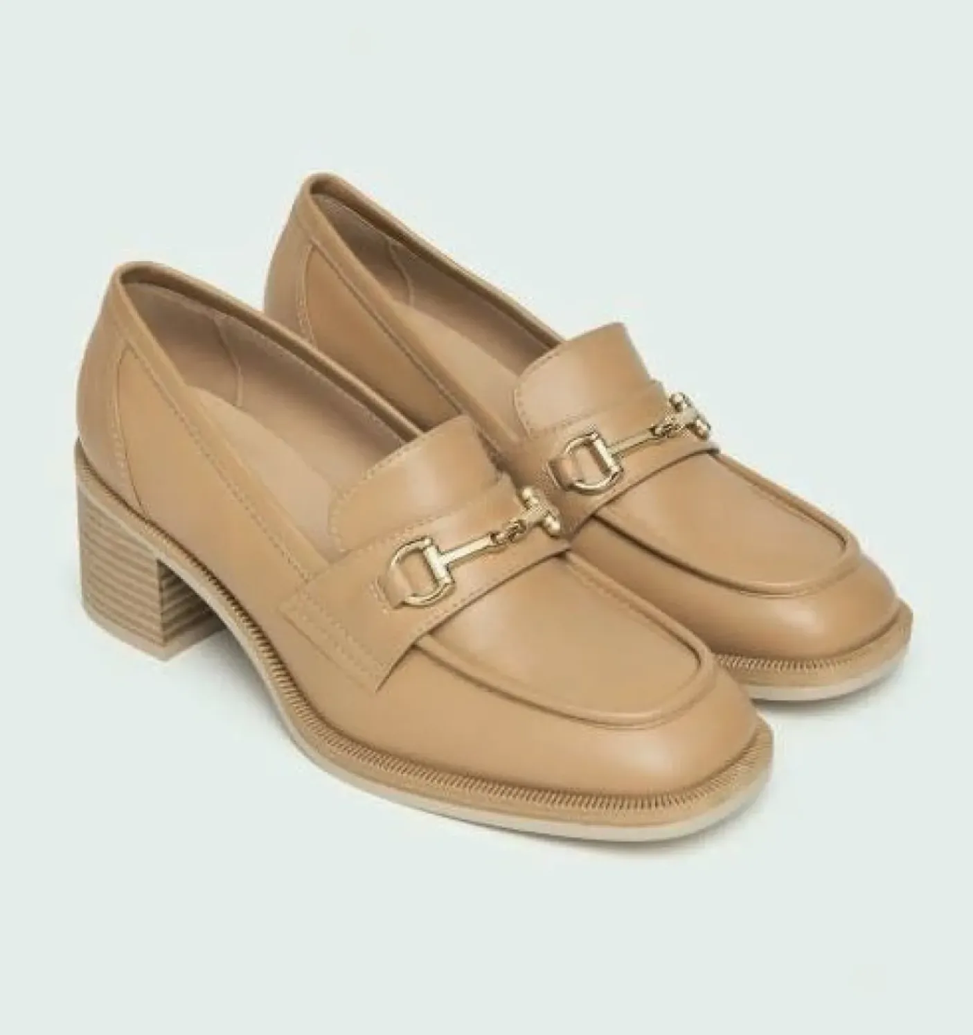 MOCASSINI IN PELLE CON FIBBIA GOLD