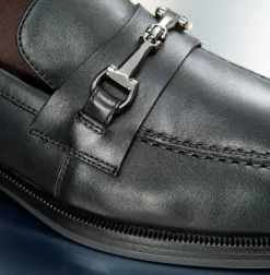 MOCASSINI PELLE APPLICAZIONE METALLICA ARGENTO