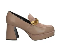 MOCASSINI PELLE CAMOSCIO APPLICAZIONE METALLICA ORO