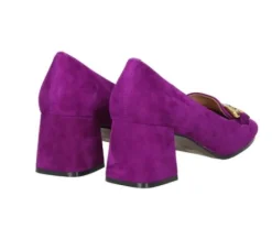 MOCASSINI VALENCIA IN CAMOSCIO VIOLA