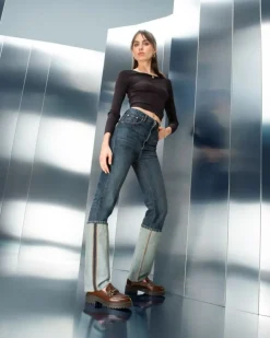 MOCASSINI VERA PELLE APPLICAZIONE METALLICA MARRONE