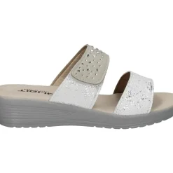 PANTOFOLE DOPPIA STRISCIA STRASS