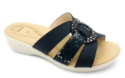 PANTOFOLE FASCE BLU E LUX