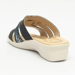 PANTOFOLE FASCE BLU E LUX