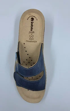 PANTOFOLE INBLU DOPPIO STRAPPO STRASS