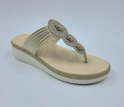 PANTOFOLE INFRADITO STRASS PLATINO