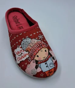 PANTOFOLE NATALE BAMBOLINA