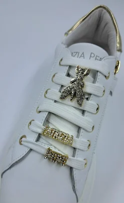 PATRIZIA PEPE SNEAKERS PELLE CHARMS