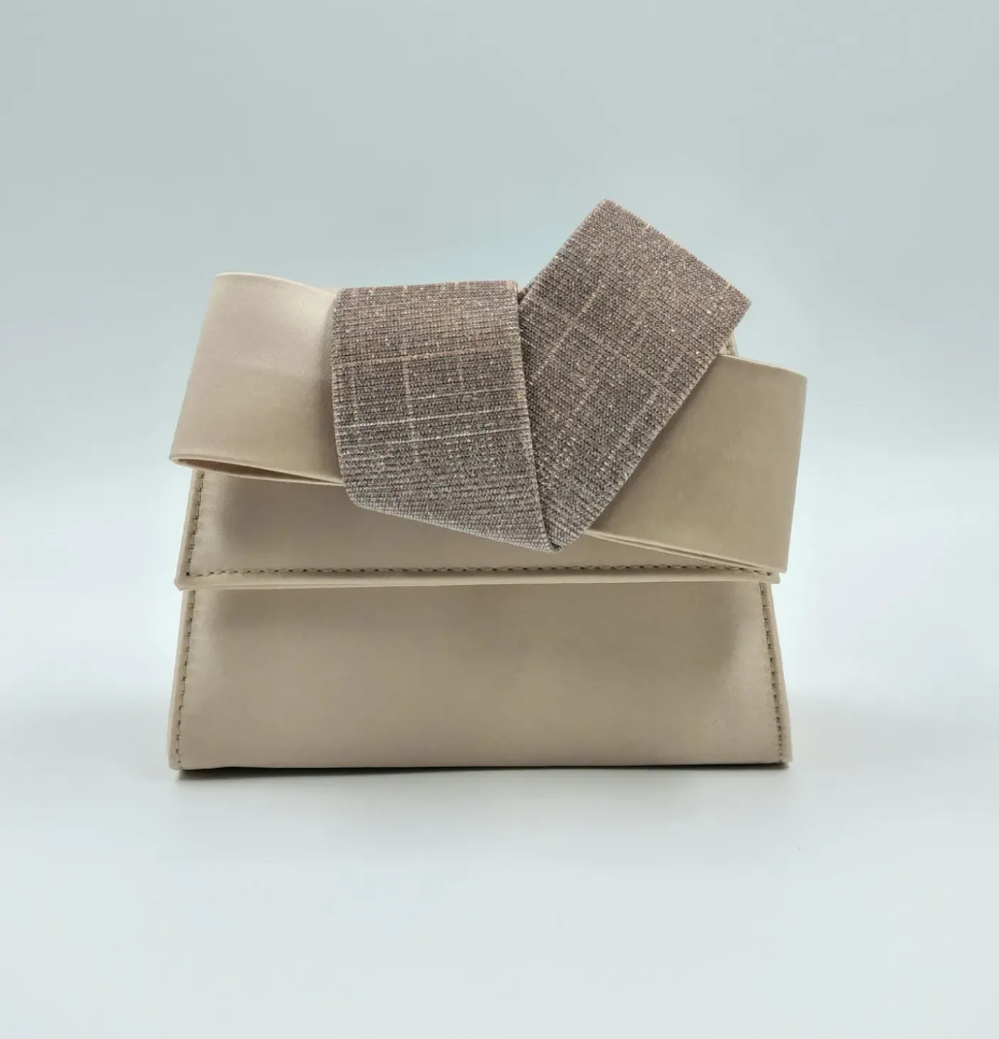 POCHETTE CIPRIA DETTAGLIO FIOCCO LUREX