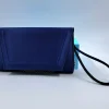 POCHETTE CON MANICO STRASS BLU