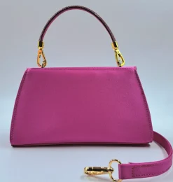 POCHETTE IN RASO FUXIA
