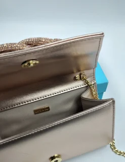 POCHETTE RAME APPLICAZIONE STRASS