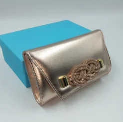 POCHETTE RAME APPLICAZIONE STRASS