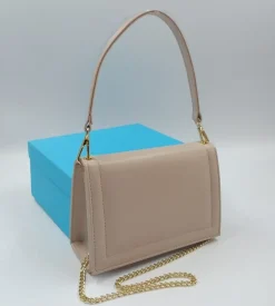 POCHETTE SQUADRATA NUDE ROSATO