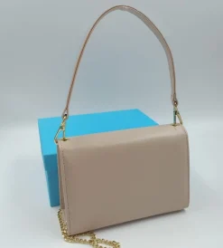 POCHETTE SQUADRATA NUDE ROSATO