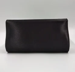 POCHETTE TESSUTO NERO DETTAGLIO LUX